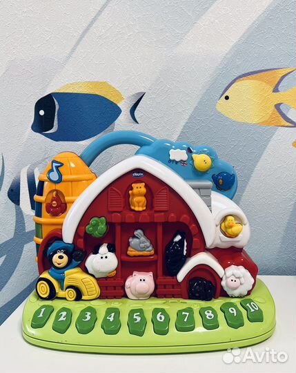 Детская музыкальная развивающая игрушка chicco