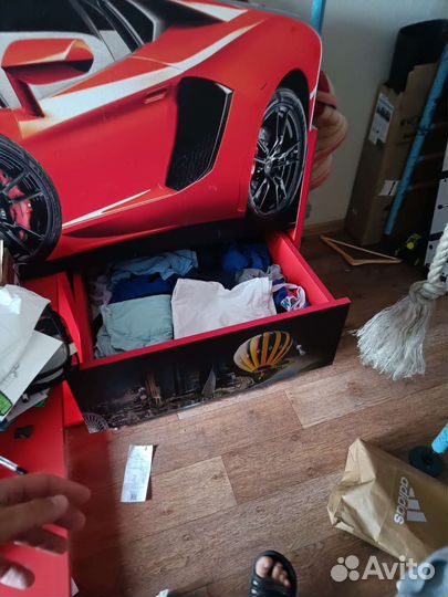 Кровать детская с комодом