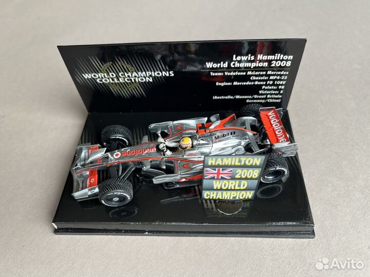 Питборд McLaren L. Hamilton 2008 Formula 1 1:43