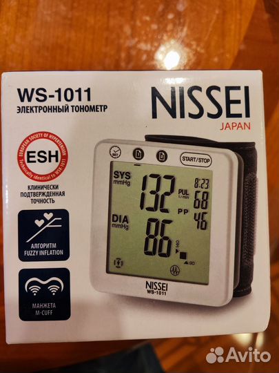 Тонометр электронный Nissei ws-1011
