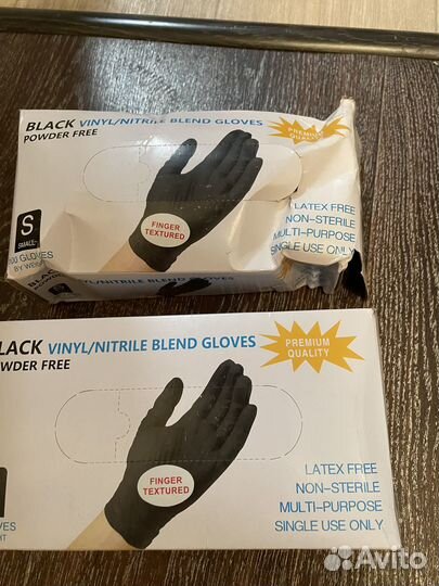 Перчатки нитриловые-виниловые
