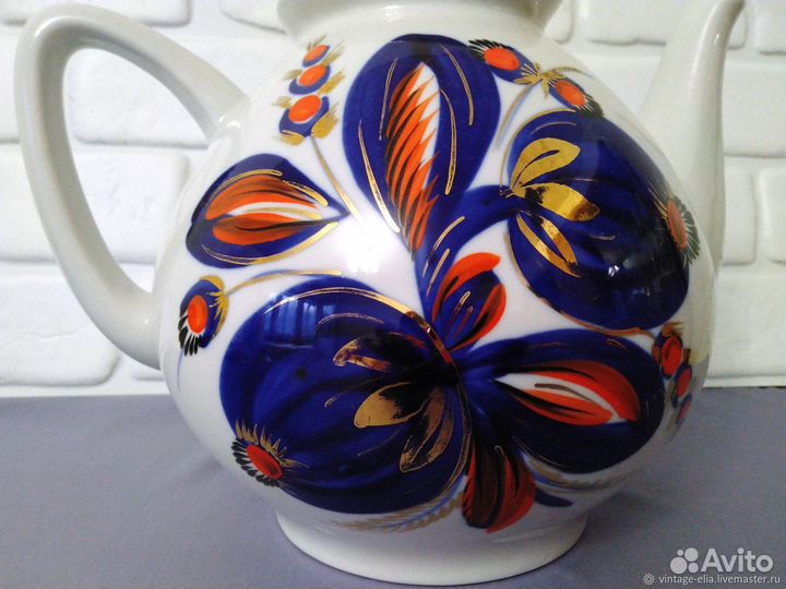 Чайник СССР Большой доливной чайник