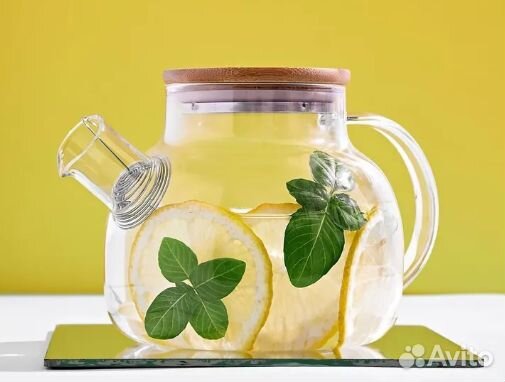 Чайник заварочный CnGlass стеклянный 900мл