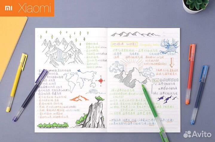 Набор цветных ручек Xiaomi MI Jumbo Colourful Pen