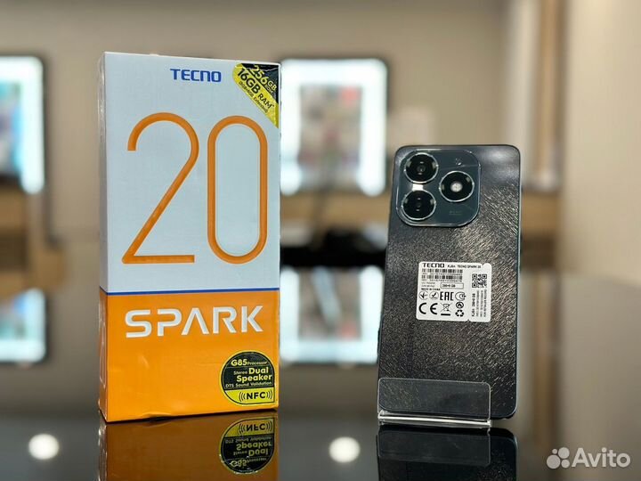 Tecno spark 20 8/256 Black