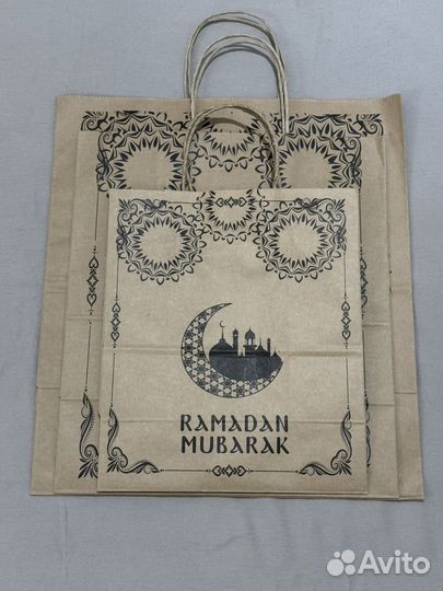 Крафт пакеты с ручками