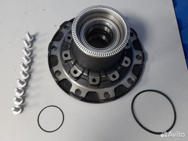 Ступица прицепа с осями Мерседес TE5 в сборе