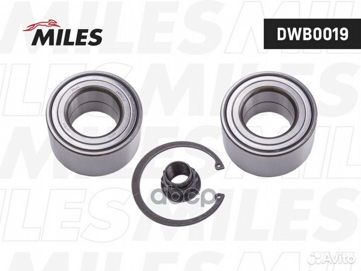 Подшипник ступицы передний toyota avensis/camry