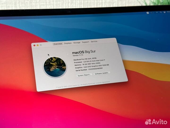 MacBook Pro 16 2019 (i7/16/512 )