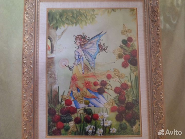 Набор для вышивания лентами шелковый сад