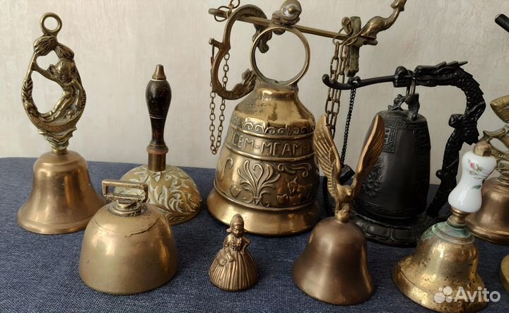 Английские бронзовые колокольчики 19-20 век