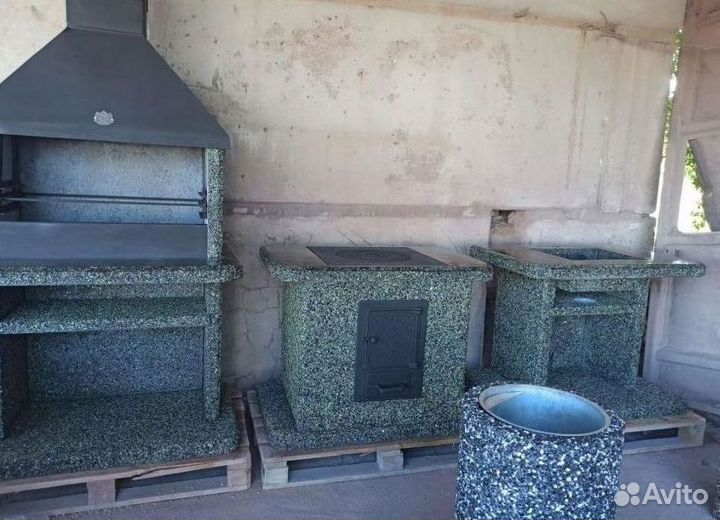 Модульная печь барбекю