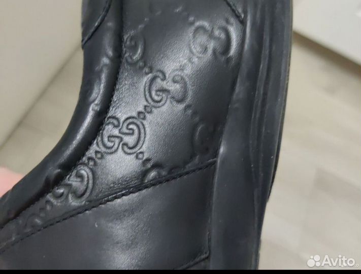 Гуччи ботинки из натуральной кожи 42,5