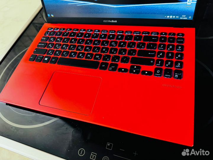Asus красный Ryzen 7-3700U/12 Gb/SSD 512/FHD IPs