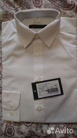 Белая рубашка на мальчика 122