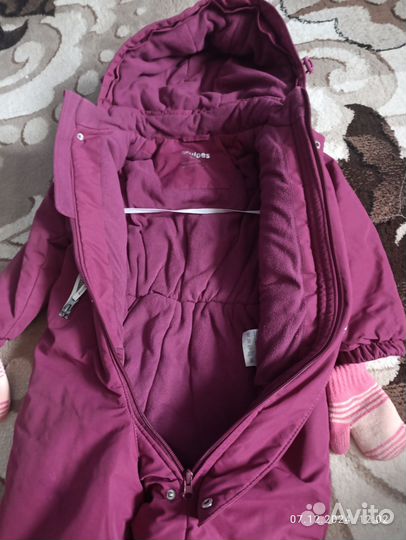 Зимний комбинезон для девочки 98 бу