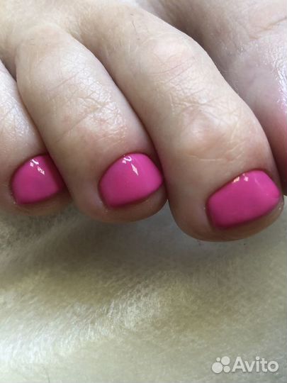 Маникюр педикюр с покрытием 2500