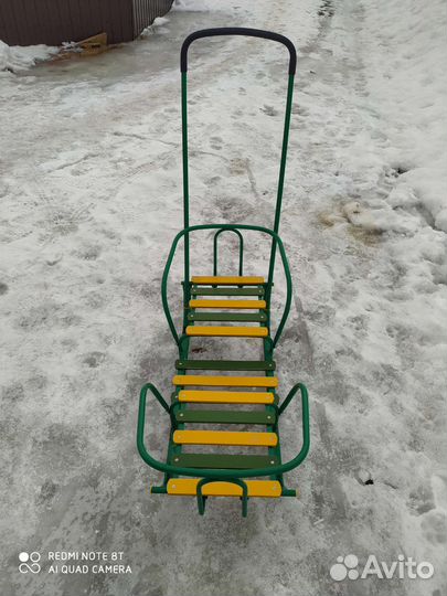 Санки коляска для двойни