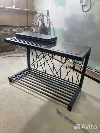 Мангал с крышкой