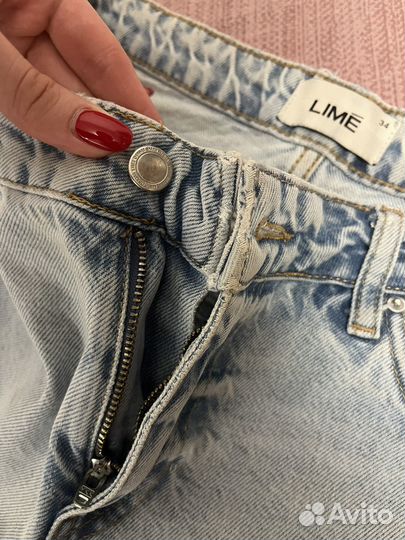 Джинсы женские голубые lime