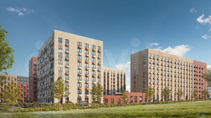 2-к. квартира, 50,9 м², 6/9 эт.