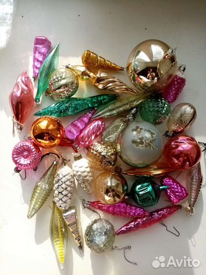 Ёлочные игрушки СССР 