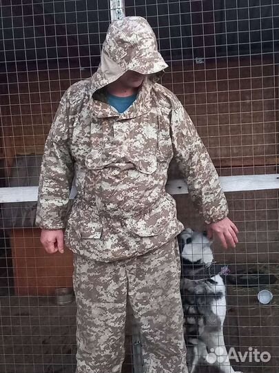 Костюм противомоскитный-маскхалат из комплекта ссо