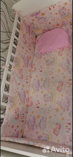 Бортики в детскую кроватку