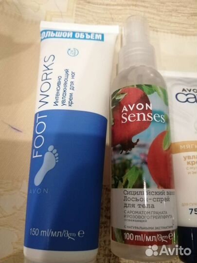 Спрей для тела, румяна, крем эйвон