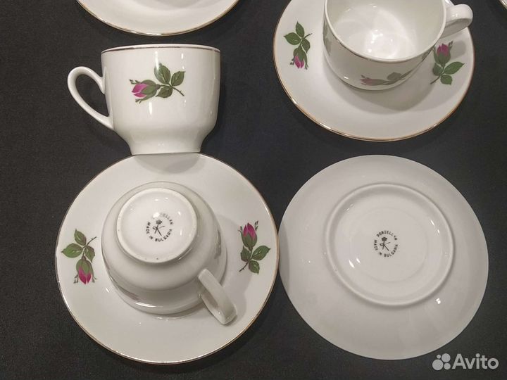 Сервиз кофейный, Болгария, по предметно