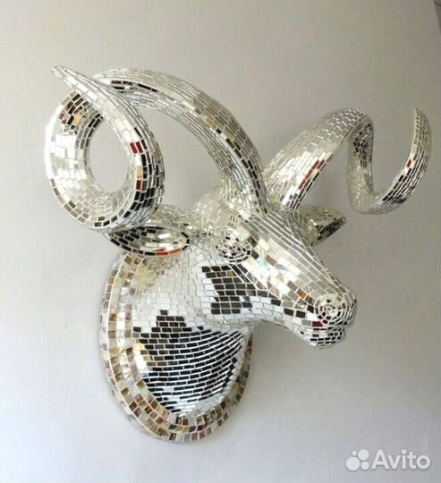 Изделия под заказ из зеркальной мозаики