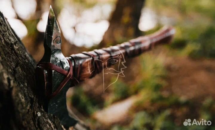 Кованый топор ручной работы Черокки-2