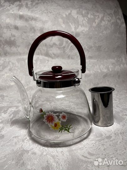 Чайник заварочный стеклянный