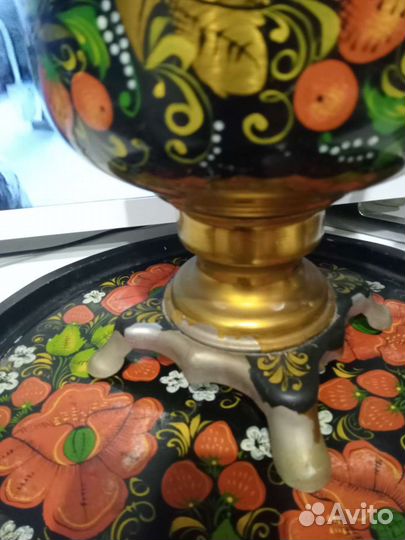 Самовар роспись электрический