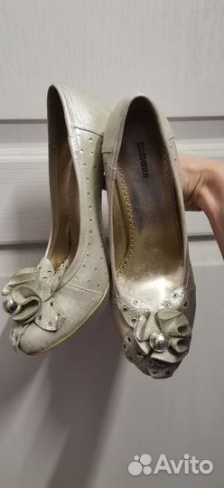 Туфли кожаные б/у
