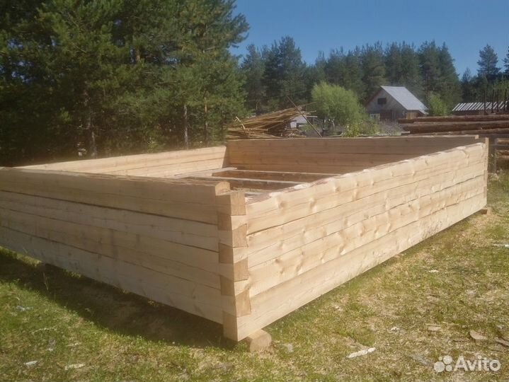 Срубы домов и бань