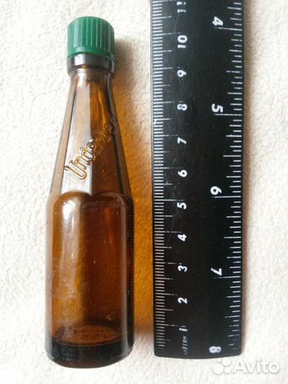 Бутылочки мини темного стекла