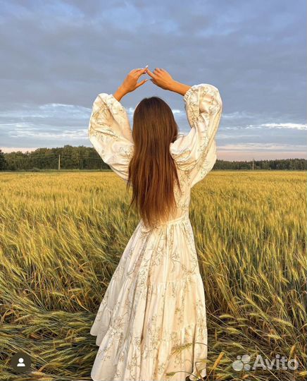 Платье льняное