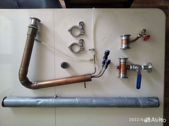 Ректификационная колонна 1.5 дюйма медная