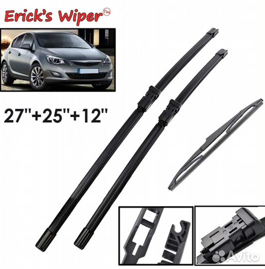 Щетки стеклоочистителя opel astra j (Опель астра)