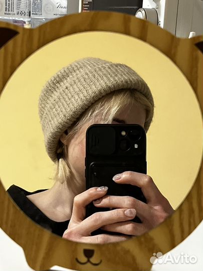 Шапка женская зимняя теплая