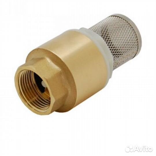 Клапан обратный с сеткой 1/2 дюйма (15 мм) вн. рез