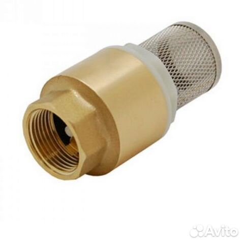 Клапан обратный с сеткой 1/2 дюйма (15 мм) вн. рез