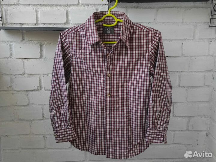 Рубашка для мальчика 128 H&M