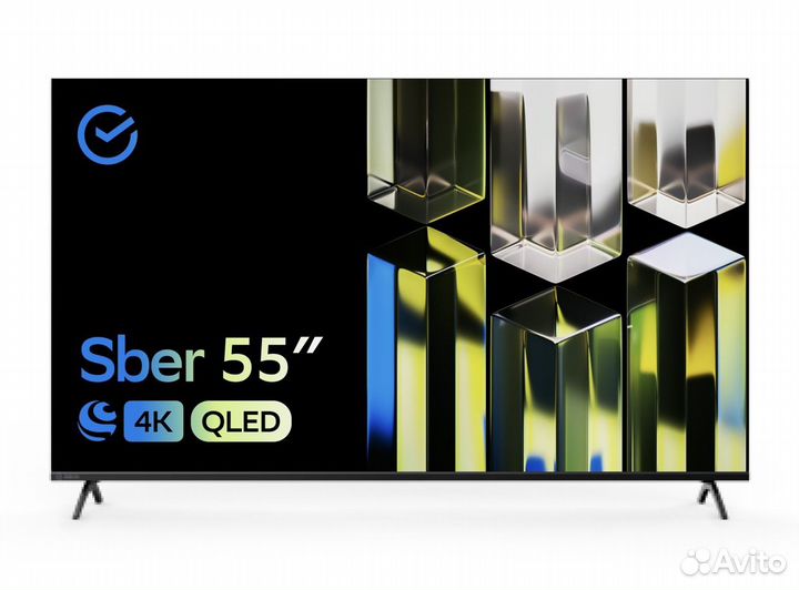 Новый Телевизор Sber SDX-55UQ5230T, 55
