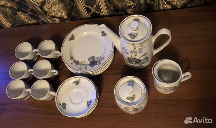 Кофейный сервиз Вербилки(6 персон