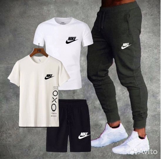 Черный спортивный костюм Nike 4 в 1