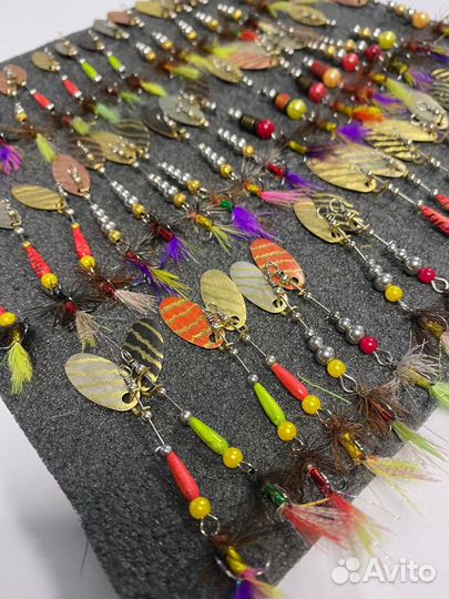 Блесна вертушки для хариуса и форели