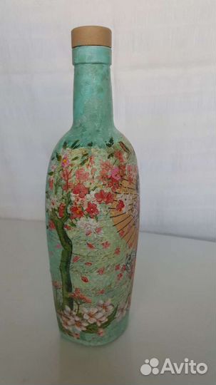 Бутылка декоративная