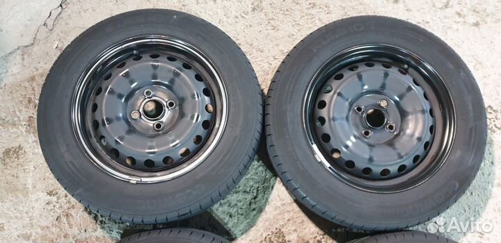 Колеса летние Hyundai Solari / Rio R15 4x100 Kumho